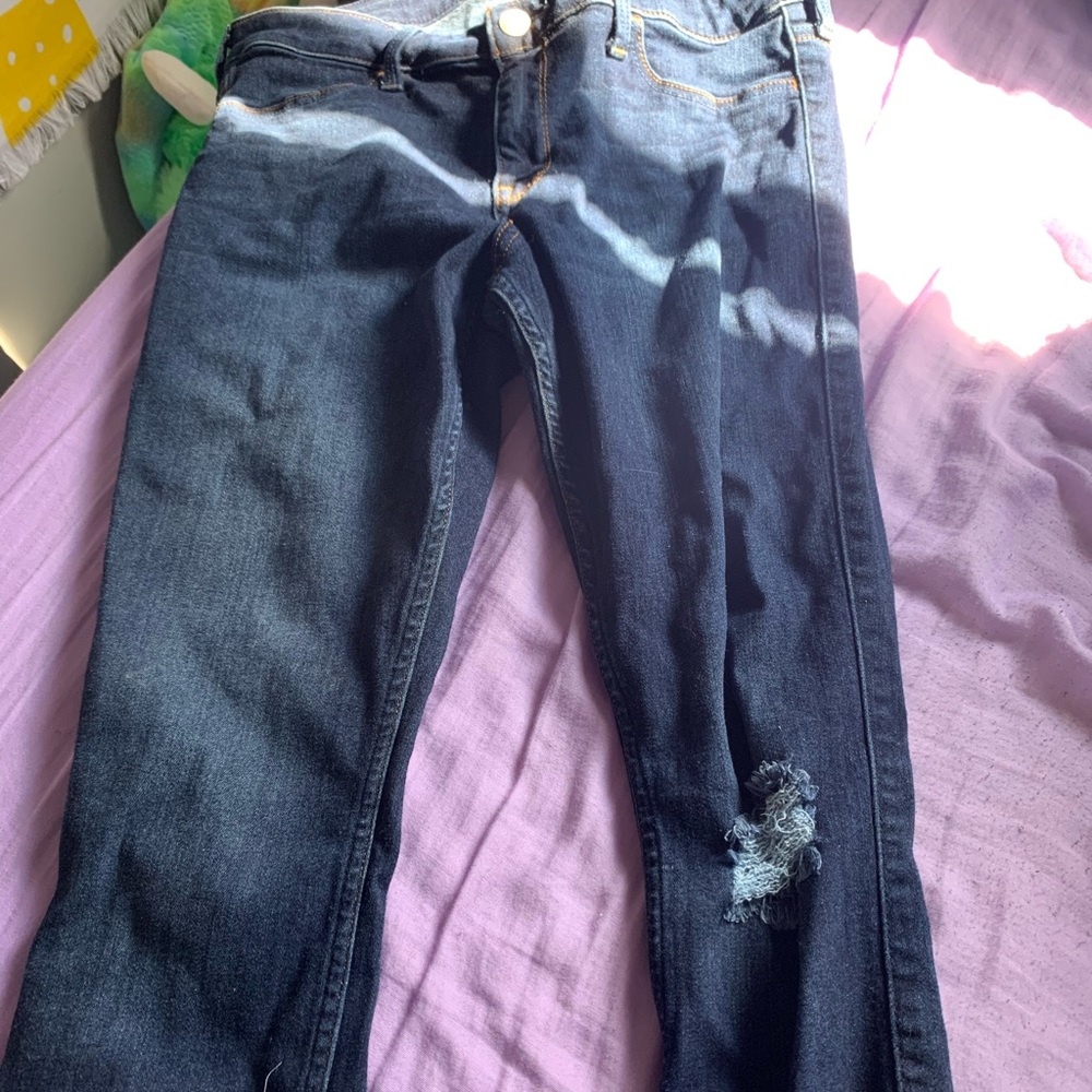 Hollister ripped jeans